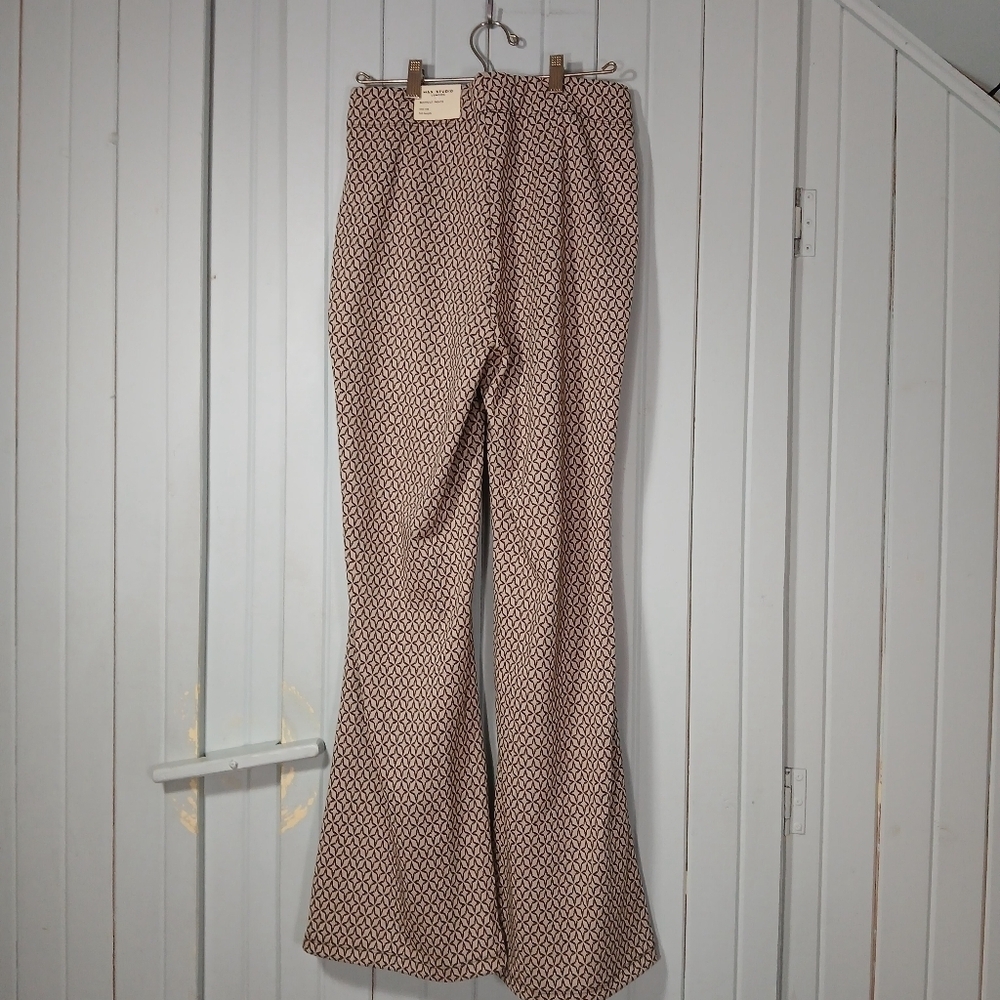 Max Studio Mid Rise Boot Cut Trouser Pants - Picture 4 of 8